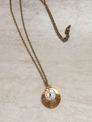 Slava 17 Jewels γυναικείο ρολόι κρεμαστό επίχρυσο σαν καινούργιο