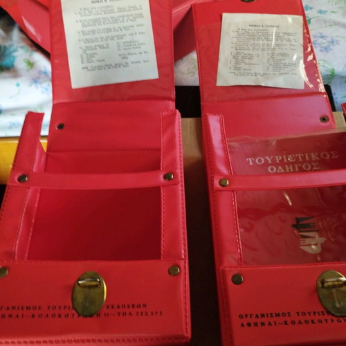 Tourist guide for Greece volumes A & B 1965 used with case