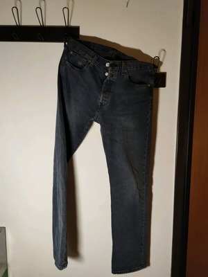 Τζιν παντελόνι Levi's 501 W32 L32 σκούρο γκρι καινούργιο