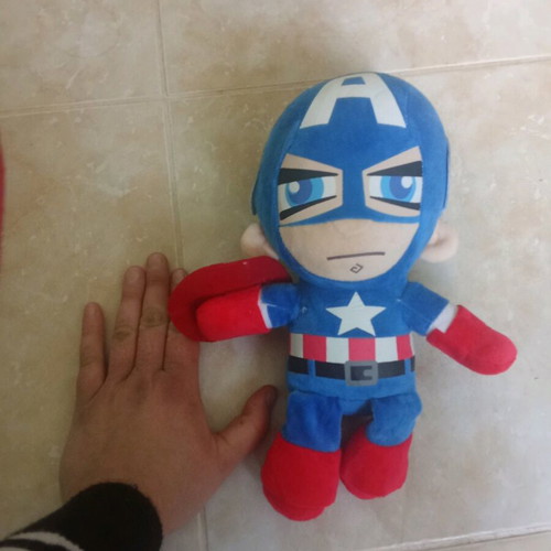 Captain America plush bear like new