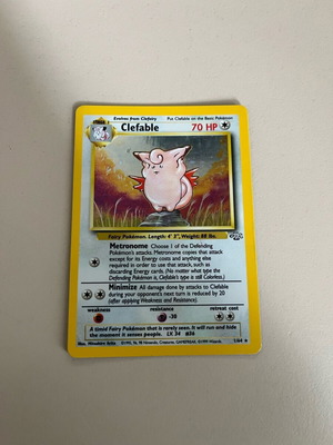 Clefable 1/64 JU Unlimited Holofoil Rare used