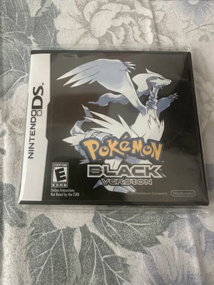 Pokémon Black Version Nintendo DS αναπαραγωγή καινούργια, σφραγισμένη
