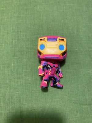 Funko Pop Marvel Iron Man Black Light figure like new without box