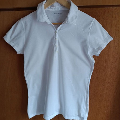 Marc O'Polo White Polo Shirt like new, 100% cotton, women's M
