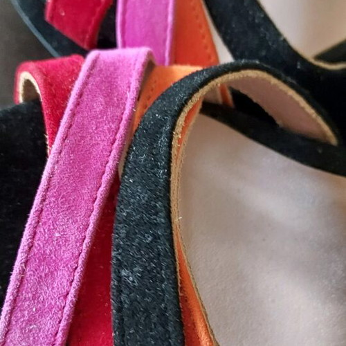 Andrea Bernes sandals like new, multicolor, size 36
