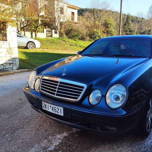 Mercedes CLK 200 Compressor μεταχειρισμένο, μπλε, 2002, 130.000 χλμ, αέριο