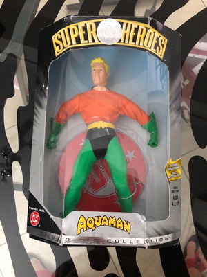 Aquaman φιγούρα μεταχειρισμένη 8 ιντσών DC Super-Heroes Silver Age Hasbro 1999