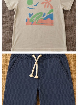 Boys' summer outfit set