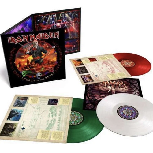 Iron Maiden Nights of the Dead Live 3LP Ltd new