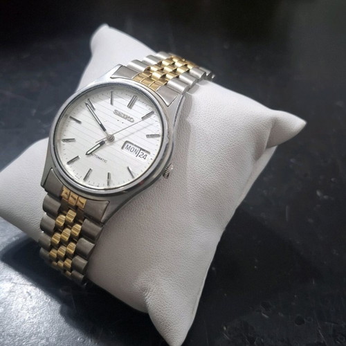 Seiko 5 Automatic two-tone men's watch like new