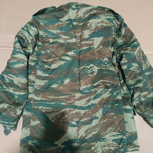 Greek Army Camouflage Jacket used, size Small