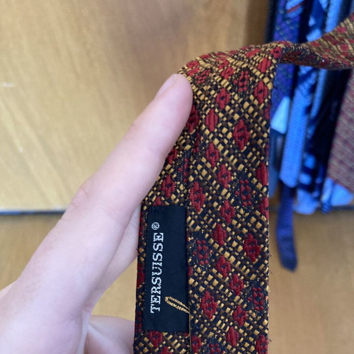 Ties used, pack of about 40, multicolored