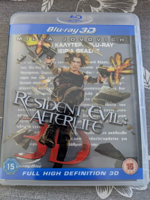 Resident Evil Afterlife 3D Blu-ray like new, action thriller