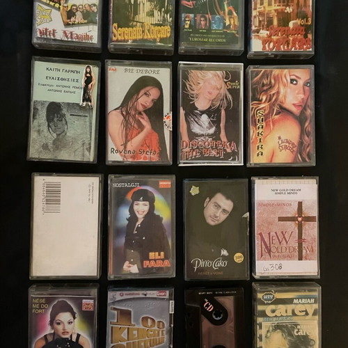 Cassette tapes used, pack of 55 pieces