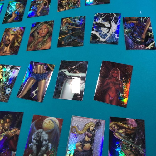Darkchylde Chromium trading cards new complete set of 50 cards 1997 Randy Green