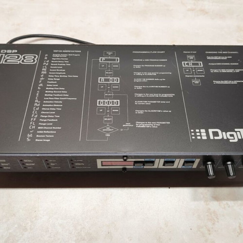 Digitech DSP 128 digital signal processor used, vintage rack multi effects