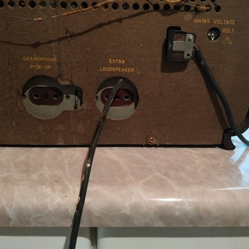 Vintage 1950s radio used, Mullard brand, made in UK