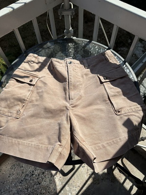 Nike cotton shorts, beige and pink, size M