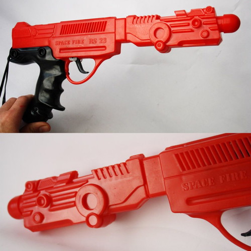 Vintage 80's Greek space gun pistol 35cm Space Friction Gun Biotsiot new