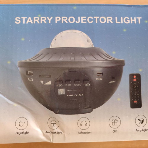 Starry Projector Light LED & Laser with Bluetooth Speaker