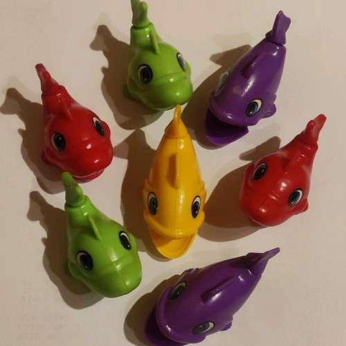 Board game spare parts used, fish pieces