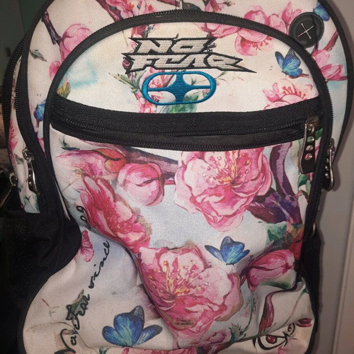 School bag like new for girls with two main compartments