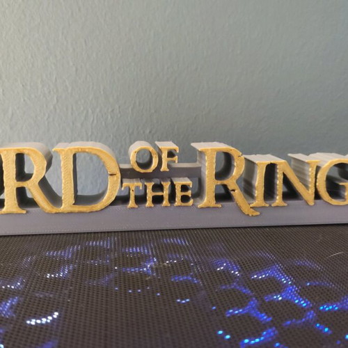Lord of the Rings decorative item new, 3d printed, desk decor