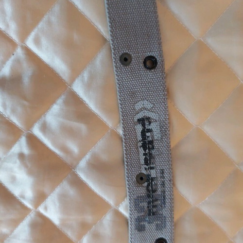 Men's belt used, canvas material, 99 cm length