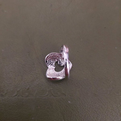Heart ring with rhinestones size 8 new