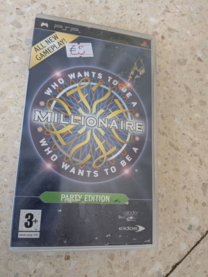 Who Wants to Be a Millionaire? Party Edition PSP game used