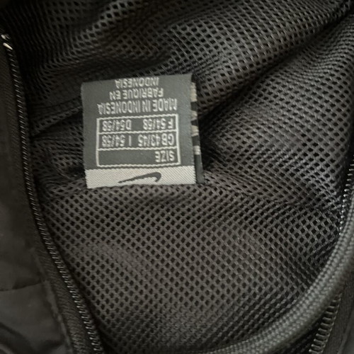 Nike Big Swoosh Windbreaker anorak size S like new, black and white