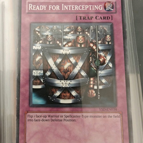 Yu-Gi-Oh card like new Ready for Intercepting