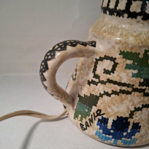 Vaniou ceramic lamp like new, height 34 cm