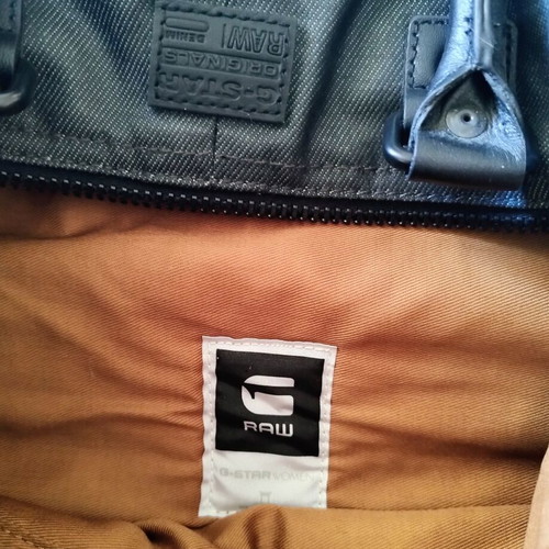 G-Star Raw weekend or city bag like new, leather and canvas