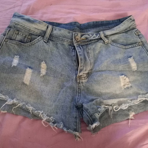 Jean shorts size L like new