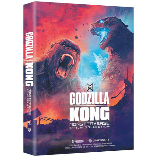 Godzilla Kong Monsterverse 5-Film Collector's Edition 4K UHD new