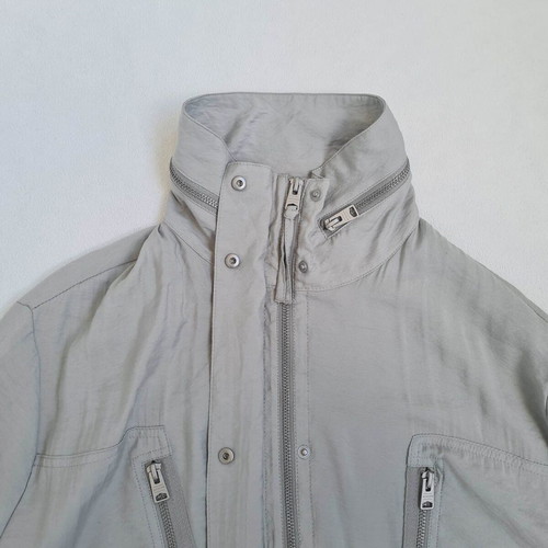 All Saints Agnes Parka women's light jacket size M grey like new