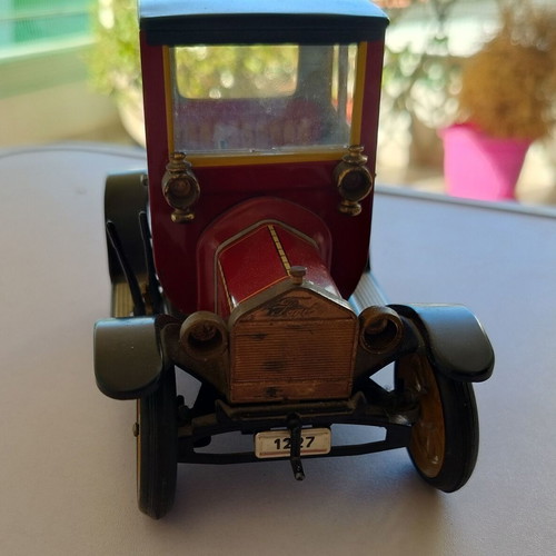 Schuco 1227 Ford Coupe T 1917 wind-up toy used, 60s-70s vintage