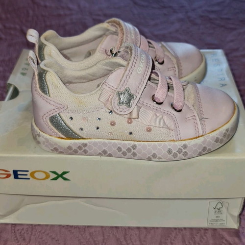 Geox baby shoes used, size 22, pink