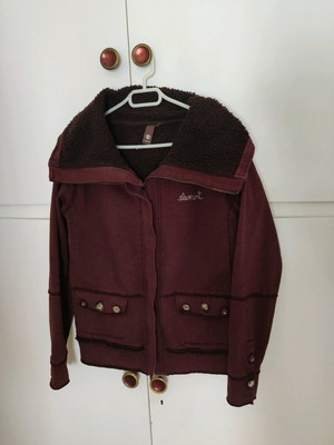 Element jacket brown with sheep lining like new, size M