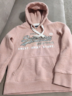 Superdry women's pink hoodie like new no 38