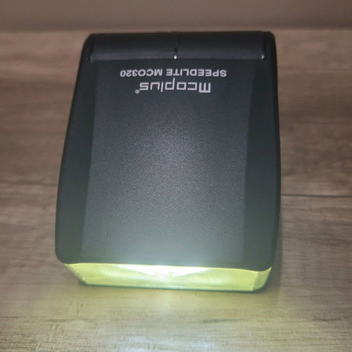Speedlite MCO320 flash used, functional