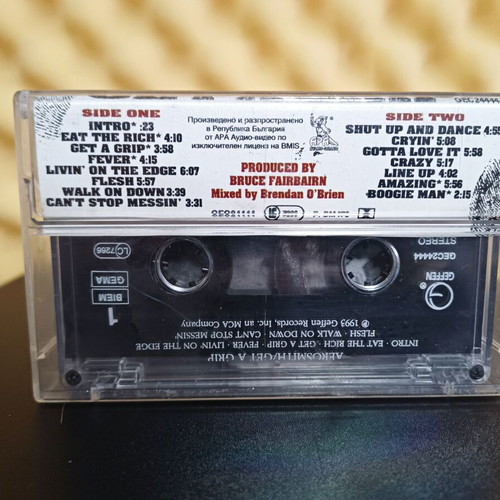Aerosmith Get a Grip cassette tape like new