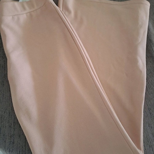 Women's pants new, pink salmon, flared style, size L