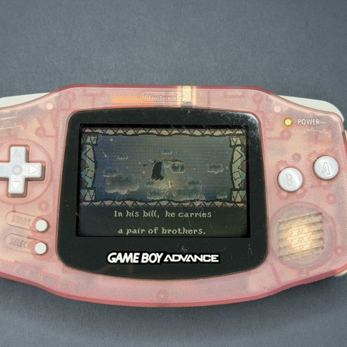 Game Boy Advance Milky Pink like new handheld console