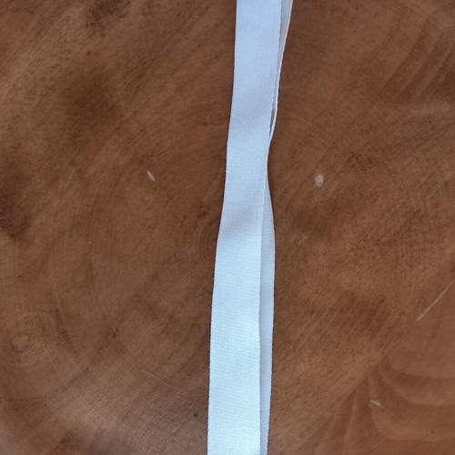 Large white keychain lanyard