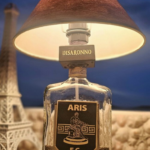 Aris lamp disaronno originale lamp with gold sand