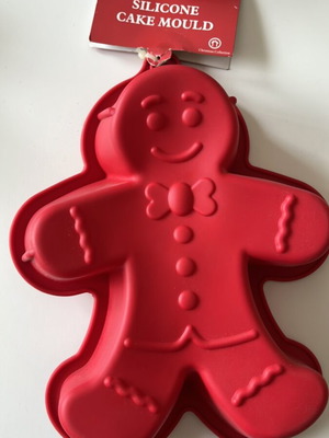 Christmas silicone cake mould red new