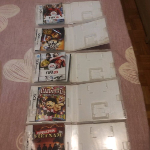 Nintendo DS used game cases, 5 pieces, only one with game