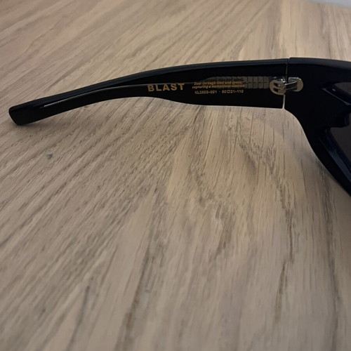 A.Kjaerbebe BLAST sunglasses, shiny black with dark lenses